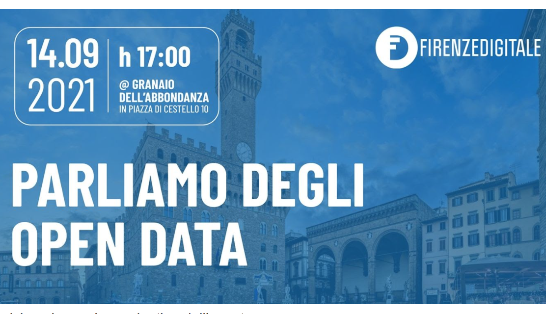 Evento organizzato con Nana Bianca, Digital bar sugli Open Data