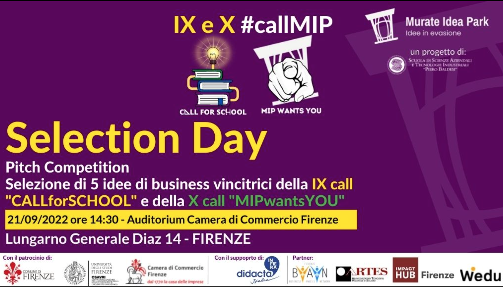 MIP selection day 21 settembre 2022