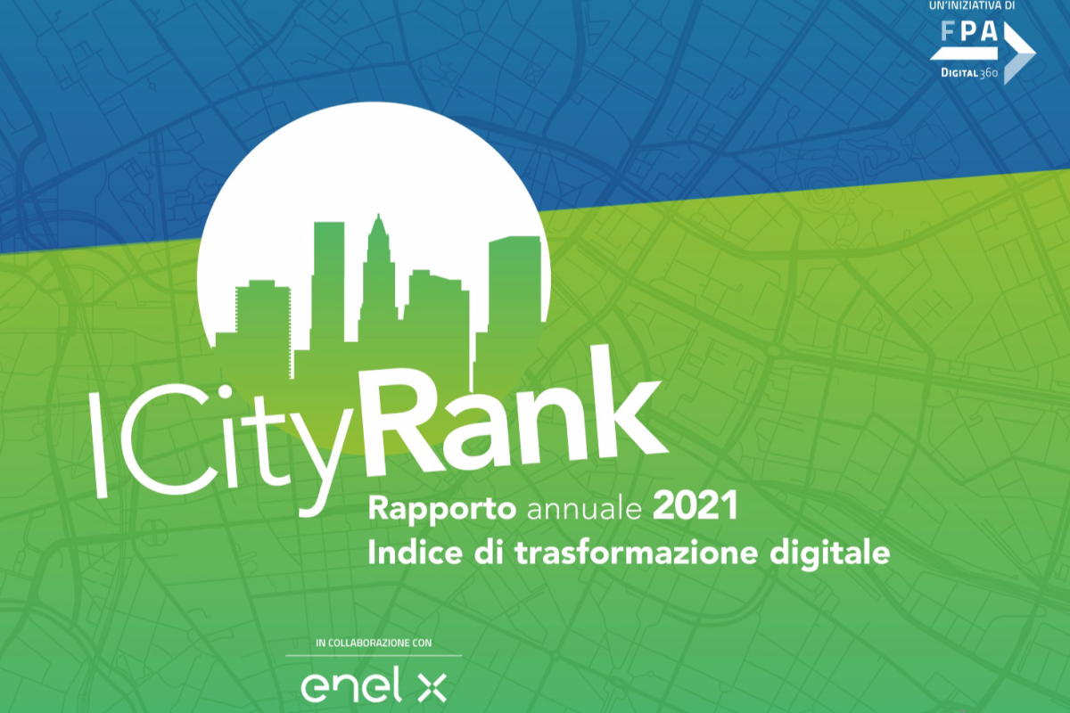 Grafico classifica ICity Rank 2021 Forum PA