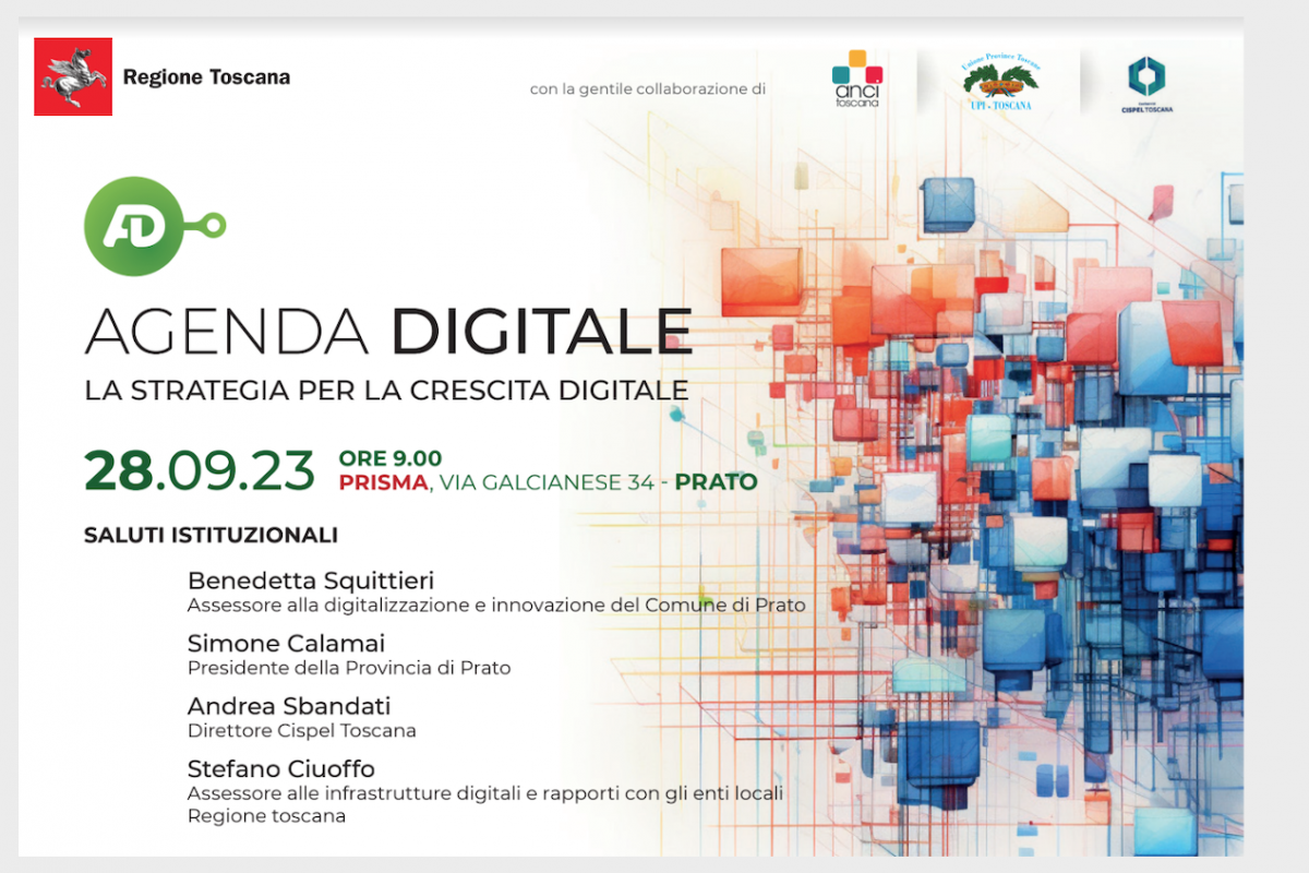 Agenda digitale della Toscana: la strategia per la crescita digitale