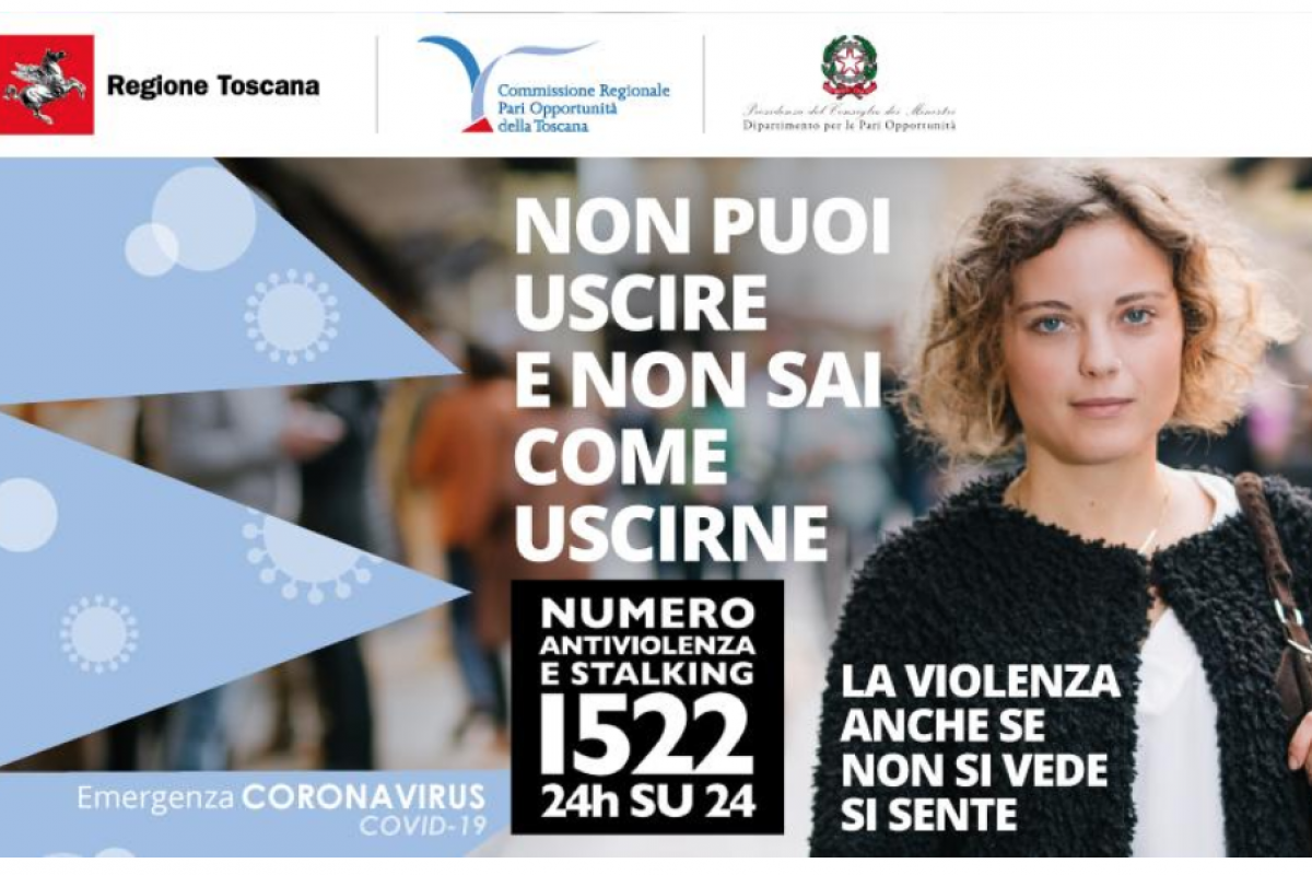 Campagna pubblicitaria di Regione Toscana antiviolenza e stalking