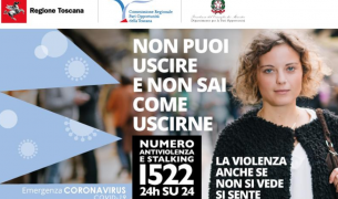 Campagna pubblicitaria di Regione Toscana antiviolenza e stalking