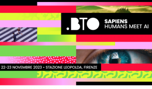 Locandina dell’evento BTO 2023 Sapiens